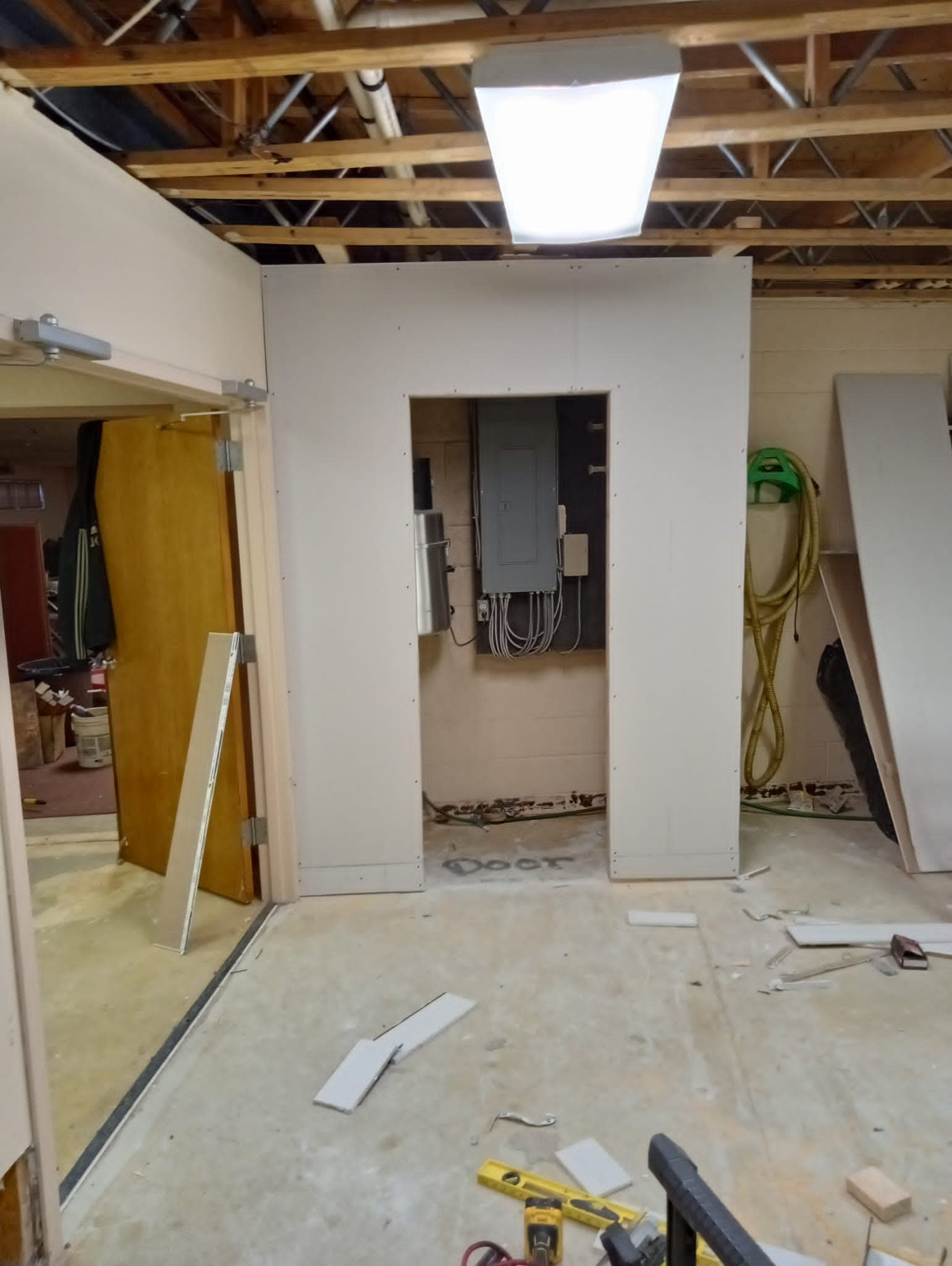 St. Mary's Church Interior Sheetrock image